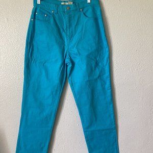 Ultra Tall Turquoise St. Johns Bay colored Jeans